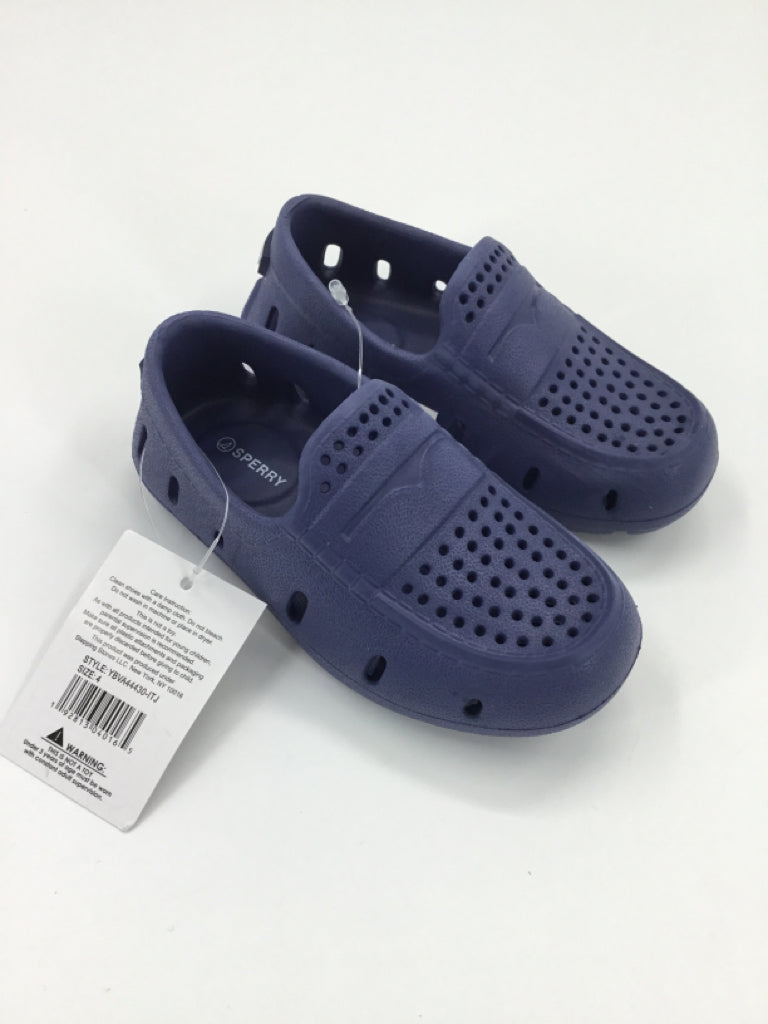 Sperry Child Size 4 Toddler Blue Sandals/Flip Flops