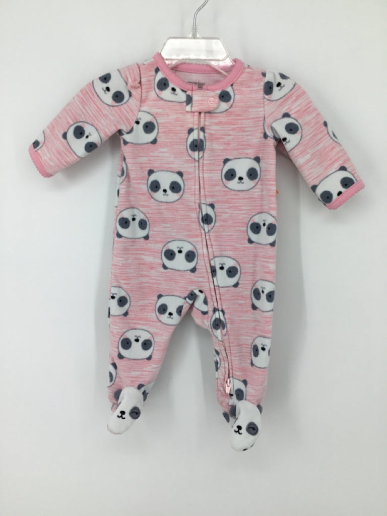 Simple Joys made by Carters Child Size 0-3 Months Pink Sleepers