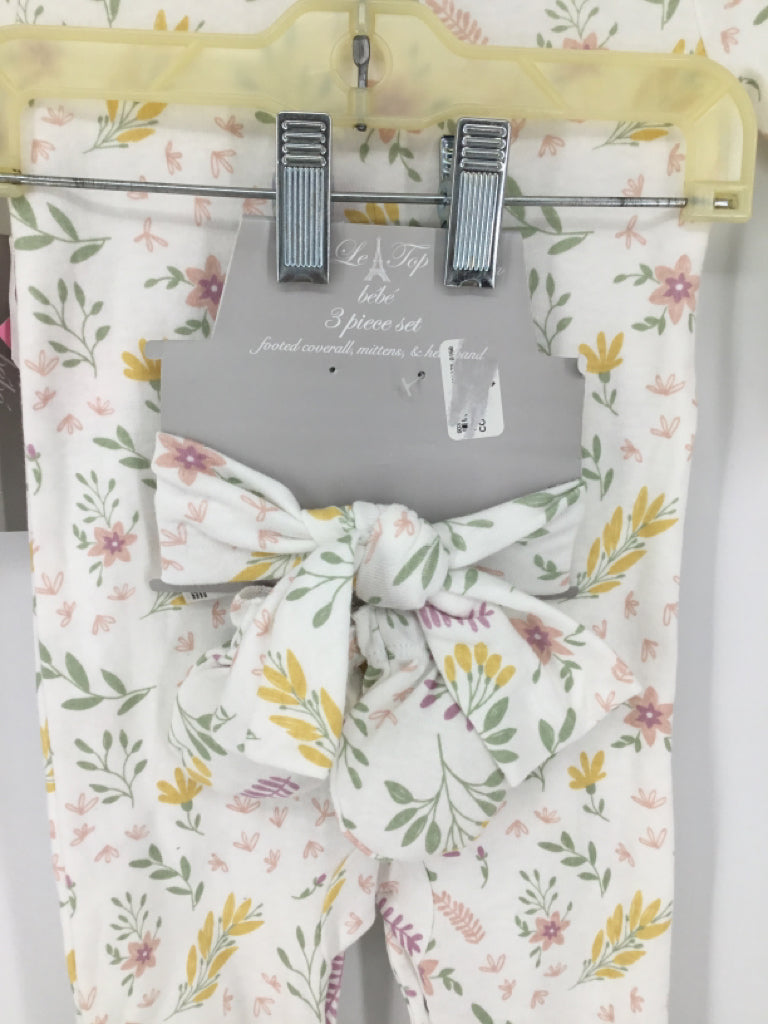 le top Child Size 6-9 Months White Sleepers