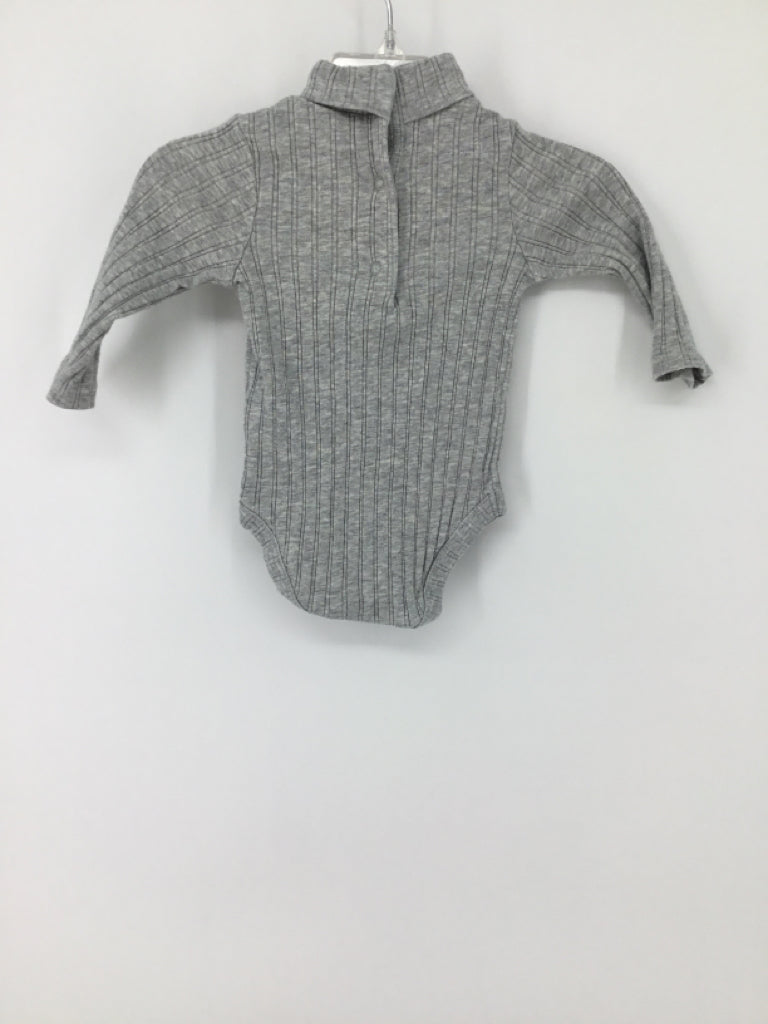 Janie and Jack Child Size 0-3 Months Gray Onesie