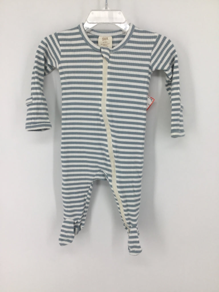 SIIX Child Size 6-9 Months Blue Sleepers