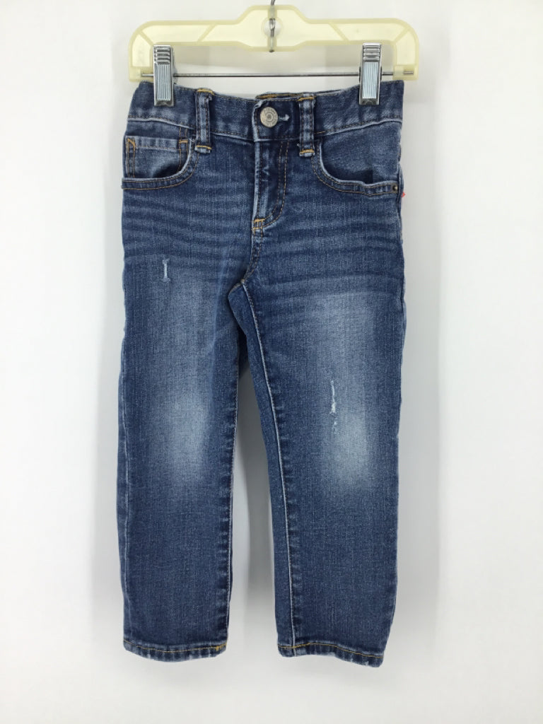 Baby Gap Child Size 3 Blue Solid Jeans - boys