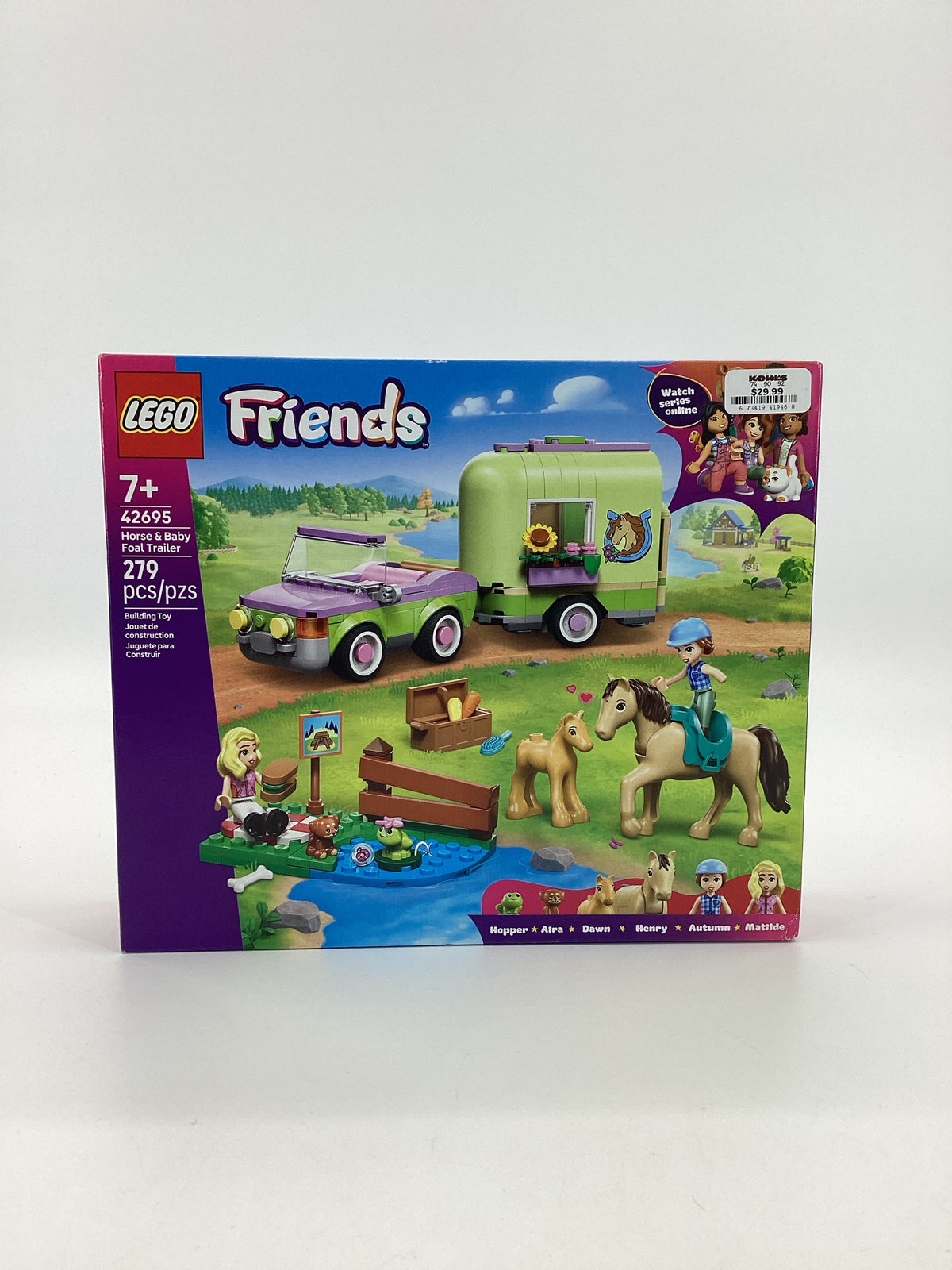 Lego Friends Horse & Baby Foal Trailer