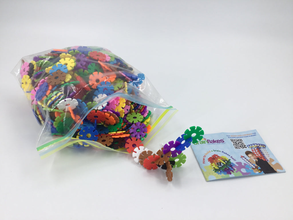Brain Flakes Interlocking Plastic Disc Building Set