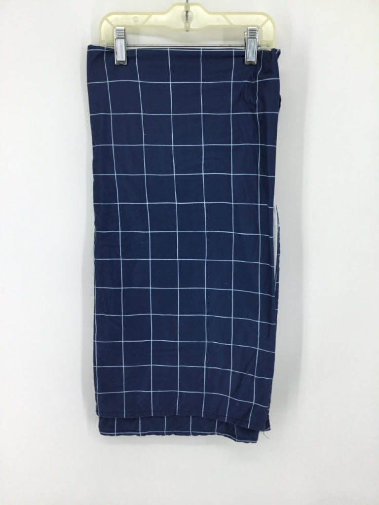 Dolly Lana Navy Print Blanket