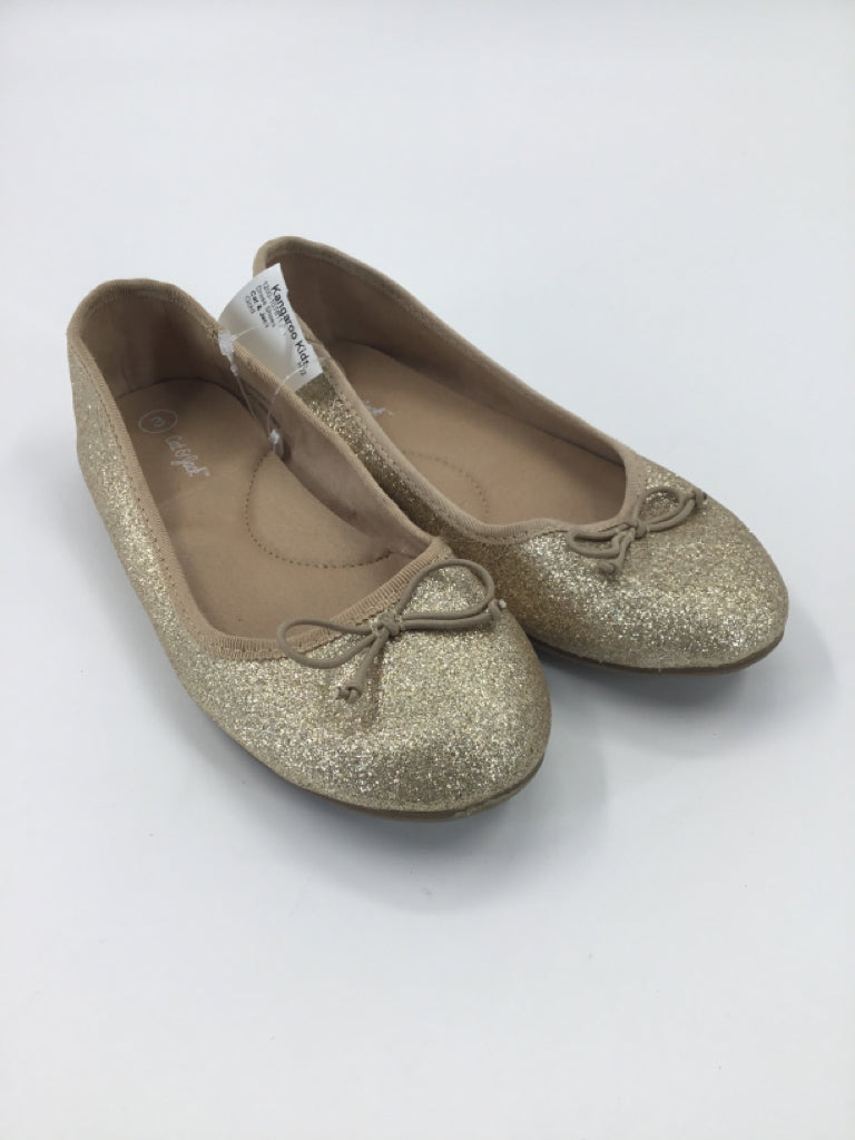 Cat & Jack Child Size 3 Youth Gold Dress Shoes