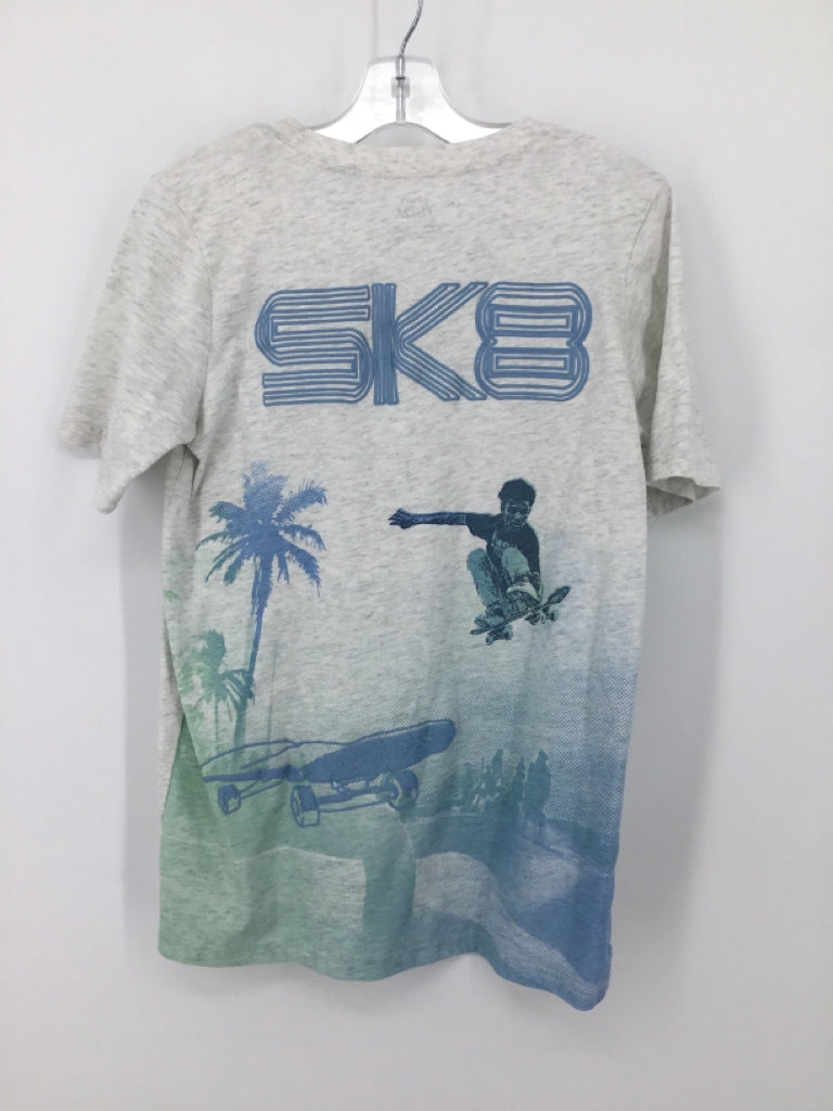 Carter's Child Size 12 Gray screen printed T-shirt - boys