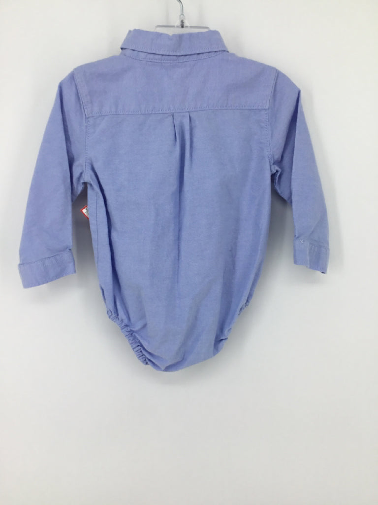 Janie and Jack Child Size 18-24 Months Blue Onesie