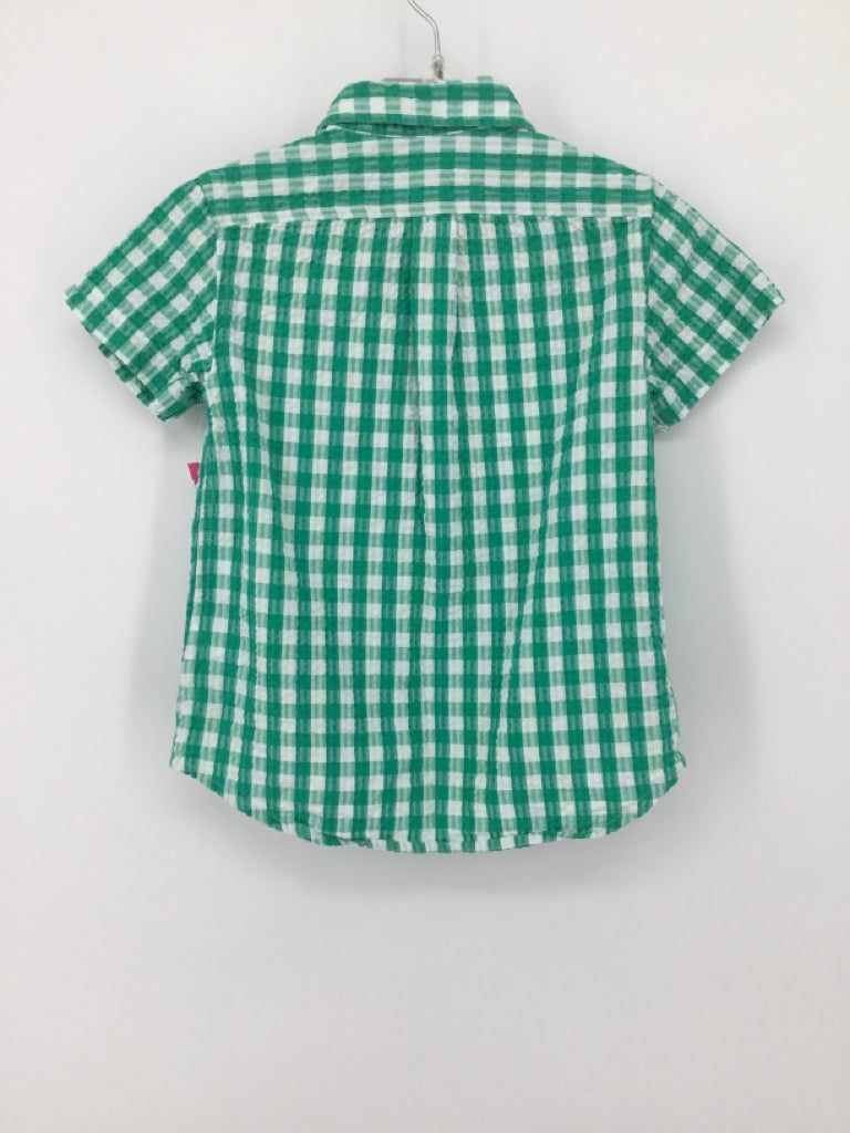 Crewcuts Child Size 3 Green Gingham Shirt - boys