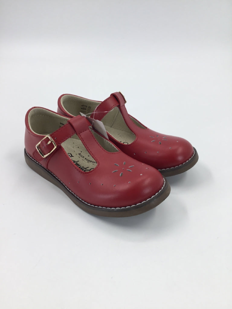 Footmates Child Size 13.5 Red Dress Shoes