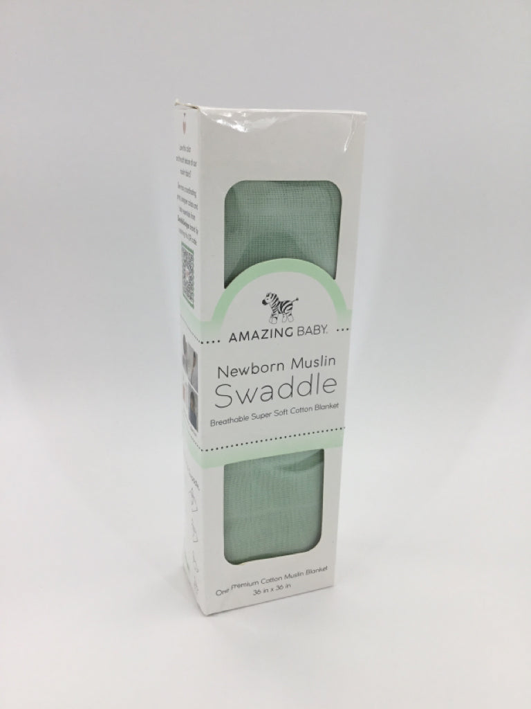 Amazing Baby Green Solid Blanket