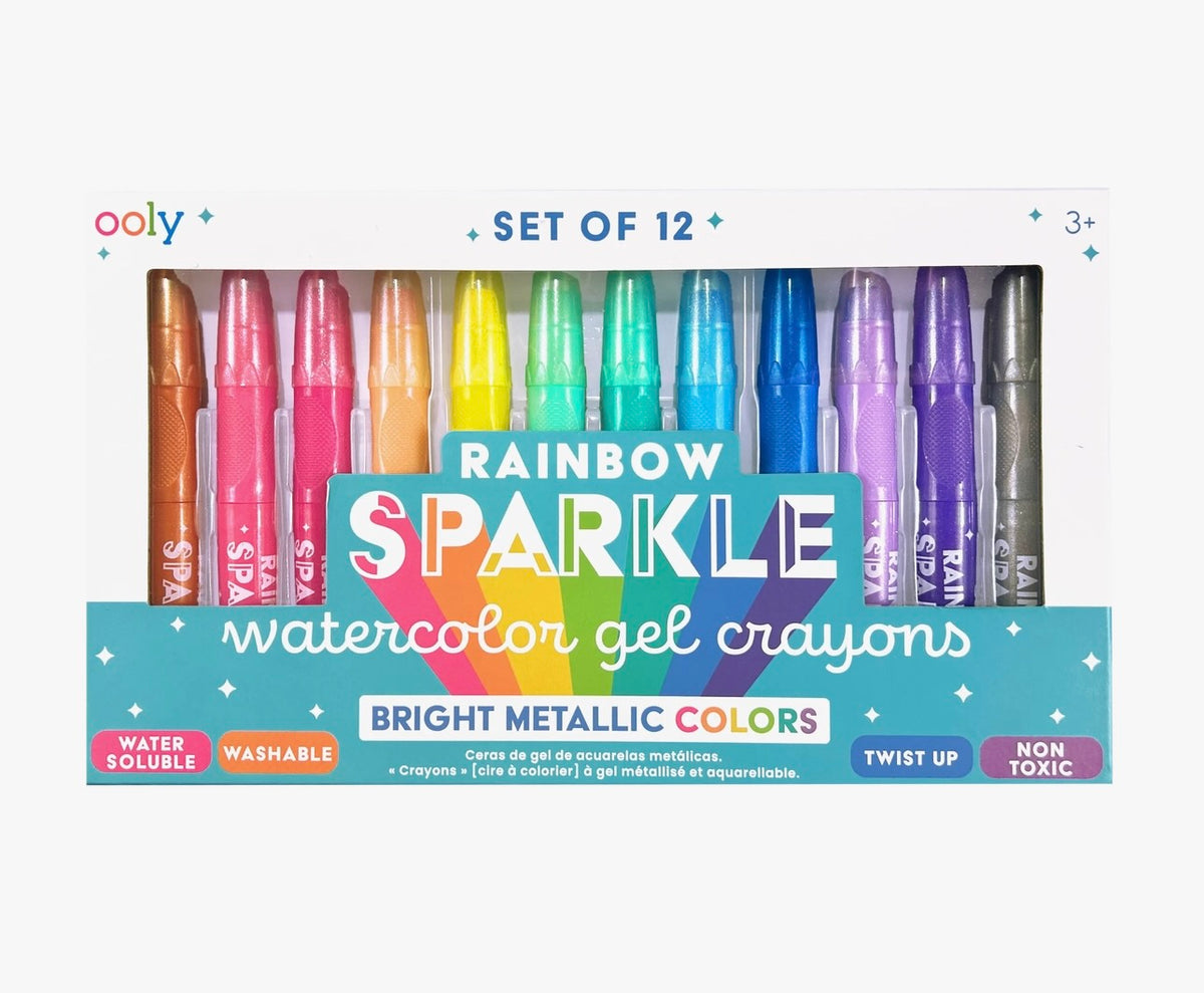 Ooly - Rainbow Sparkle Watercolor Gel Crayons