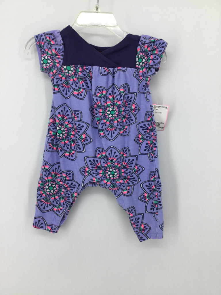 Tea Child Size 0-3 Months Blue Outfit - girls