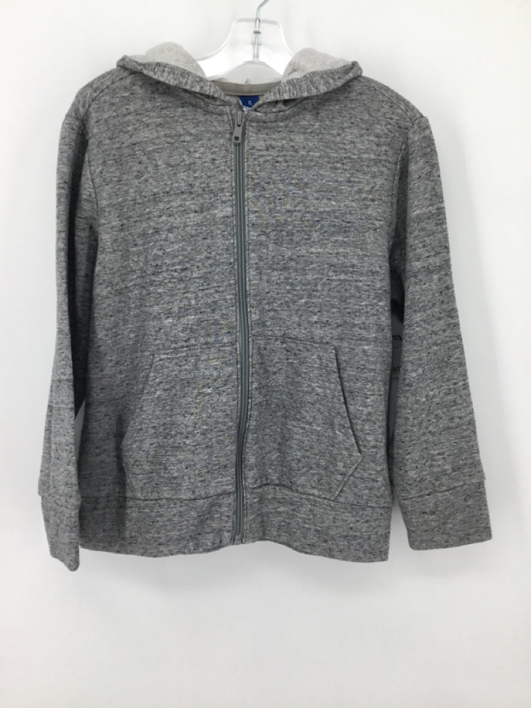 Old Navy Child Size 8 Gray Marbled Hoodie - boys