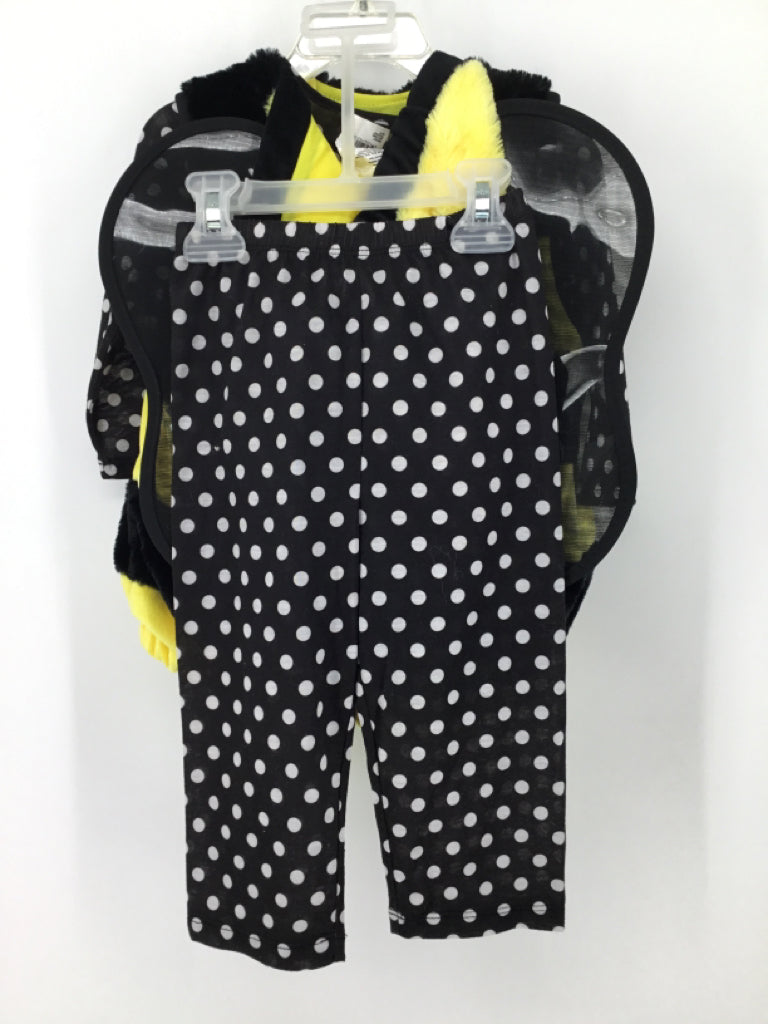 Target Child Size 12-18 Months Black Bumble Bee Halloween Costume