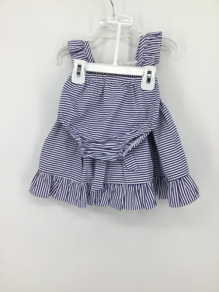 Rare Editions Child Size 9 Months Navy Dress - girls