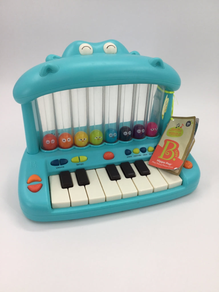 B. toys Toy Piano for Kids Hippo Pop