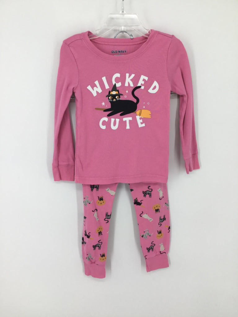 Old Navy Child Size 3 Pink Halloween Pajamas