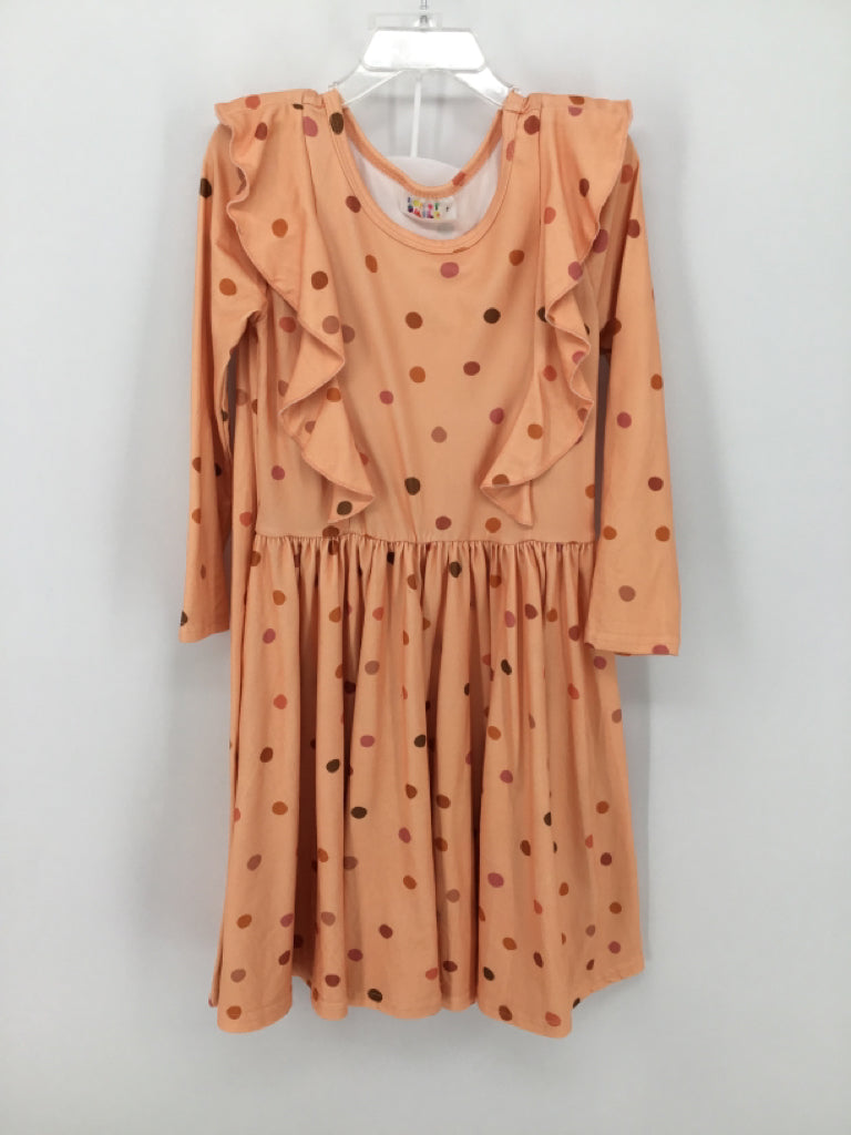 Dot Dot Smile Child Size 7 Orange Outfit - girls