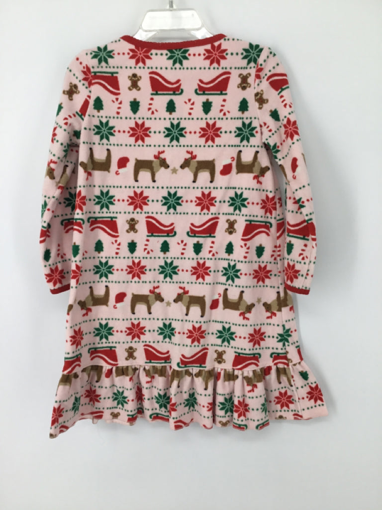 Carter's Child Size 2 Pink Christmas Pajamas