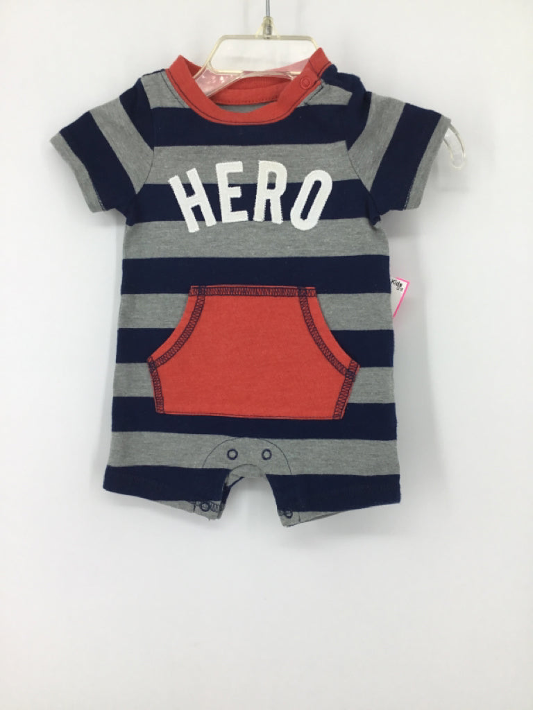 Cat & Jack Child Size Newborn Navy Stripe Outfit - boys