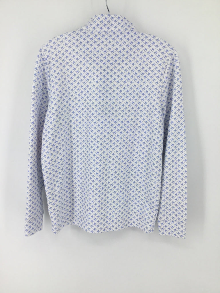 vineyard vines Child Size 12 Blue Print Shirt - boys