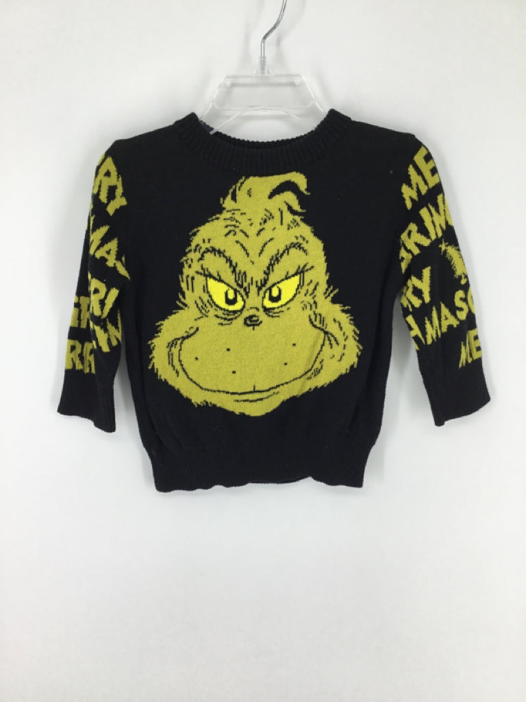 The Grinch Child Size 12 Months Navy Christmas Sweater