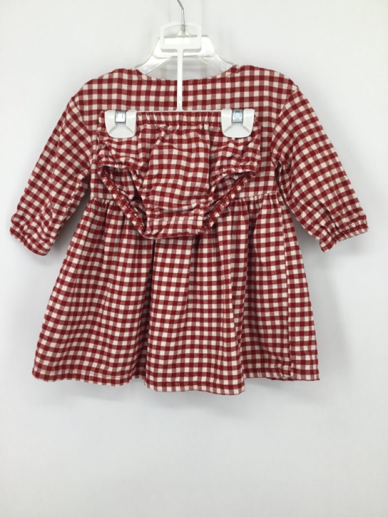 Little Planet Child Size 12 Months Red Dress - girls