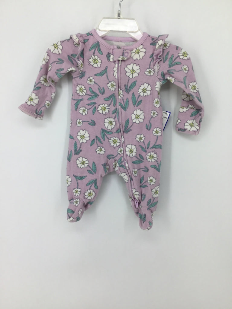 Just One You Made by Carters Child Size Newborn Purple Sleepers