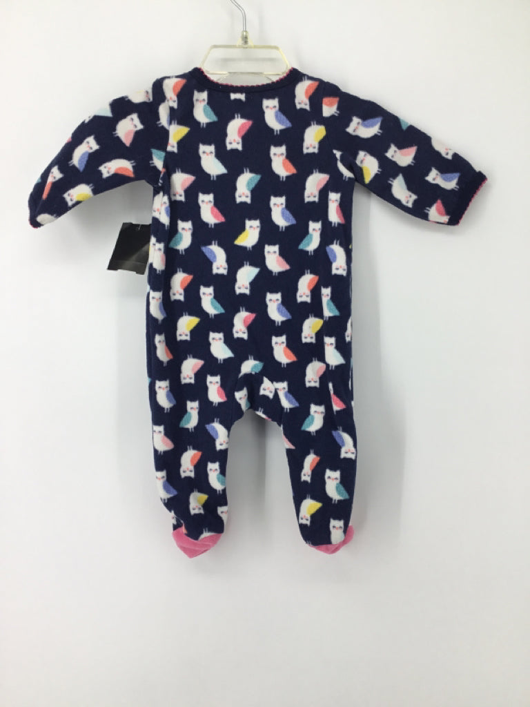 Carter's Child Size 3 Months Navy Sleepers