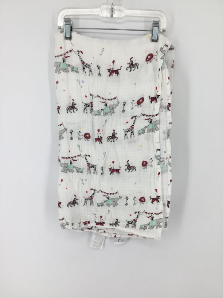 Aden & Anais White Print Blanket