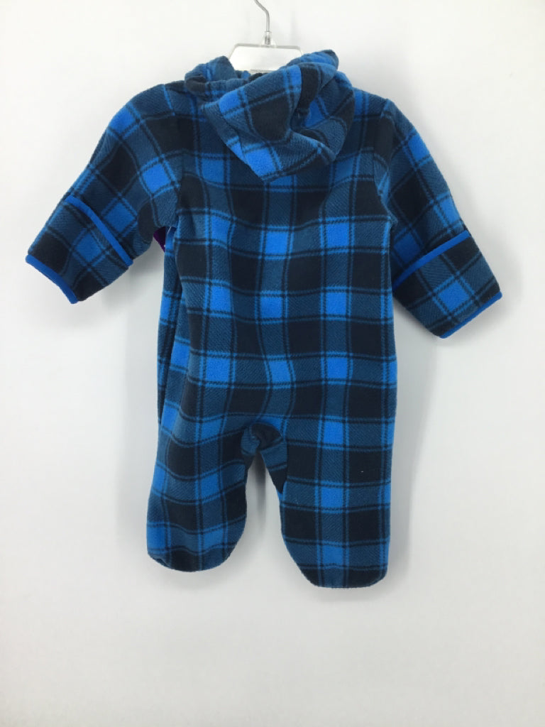 Columbia Child Size 3-6 Months Blue Plaid Outerwear - boys