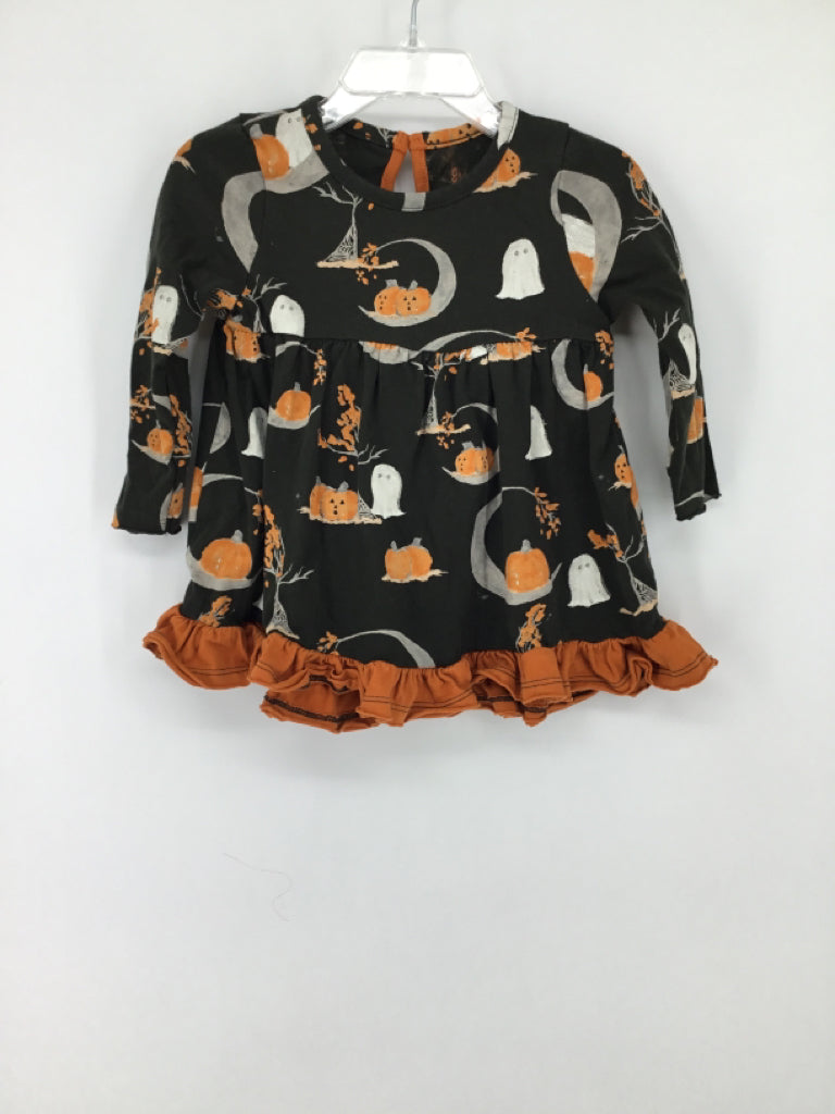 Burt's Bees Baby Child Size 12 Months Gray Halloween Shirt