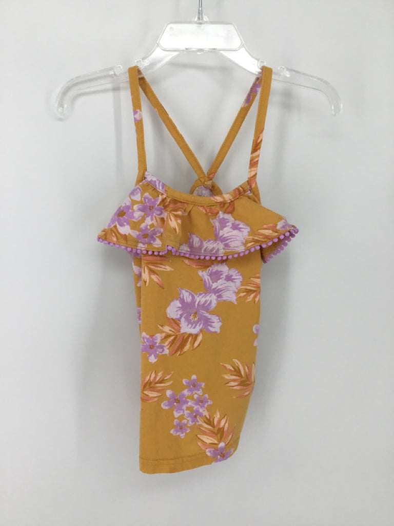OshKosh B'gosh Child Size 4 Yellow Tank top - girls