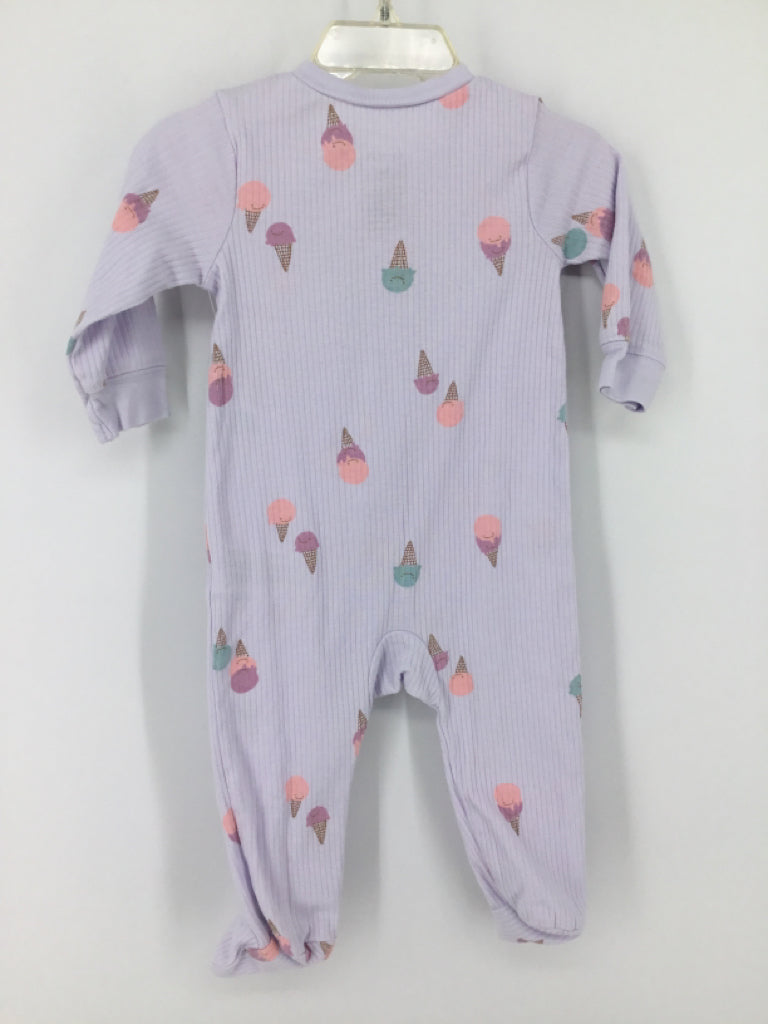 Carter's Child Size 6 Months Purple Sleepers