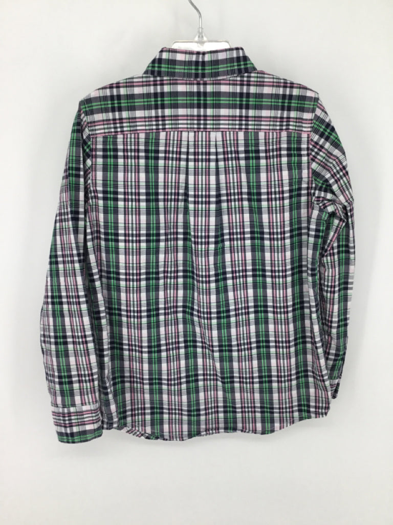 Janie and Jack Child Size 6 Multi-Color Plaid Shirt - boys