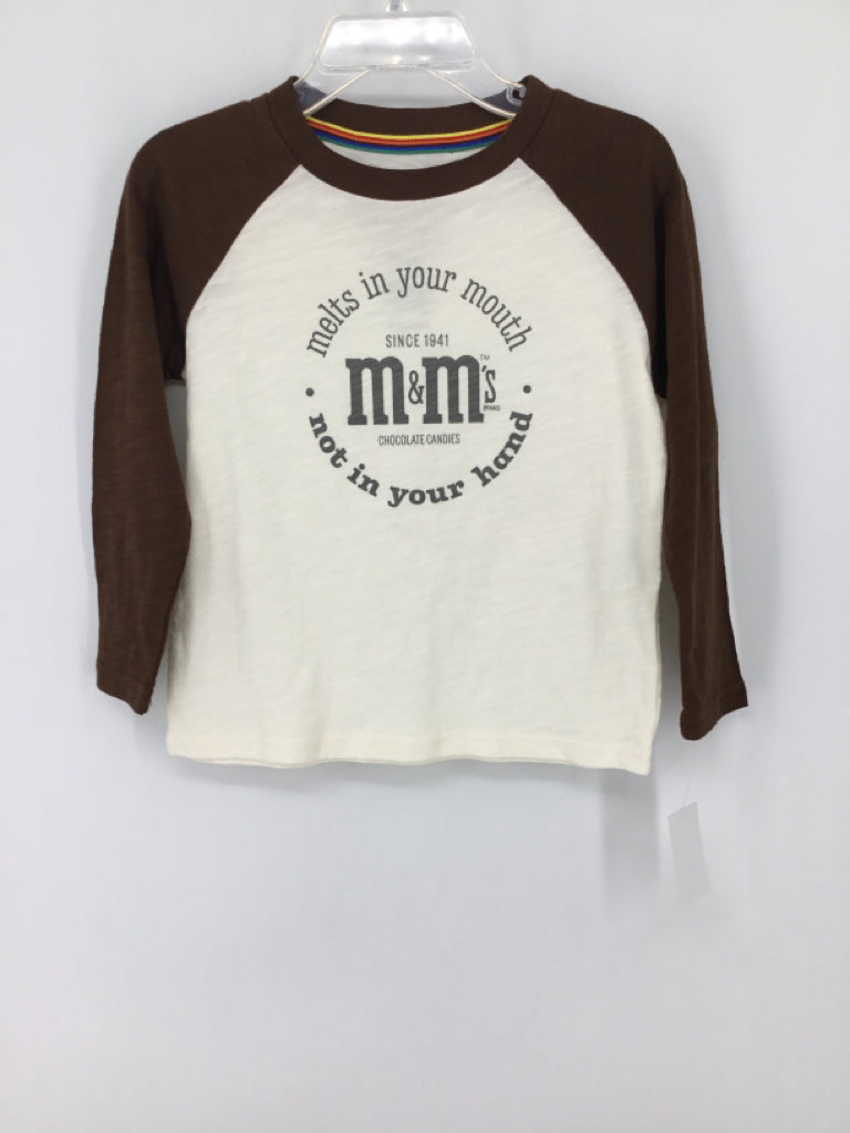 M&M's Child Size 3 Brown screen printed T-shirt - boys