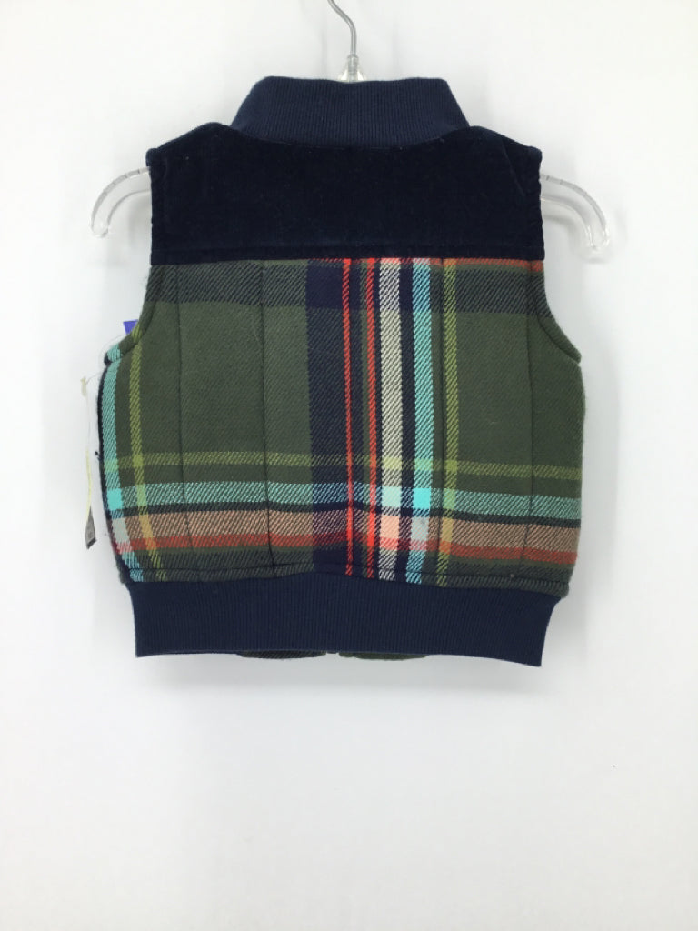 Genuine Kids Child Size 12 Months Natural Plaid Outerwear - boys