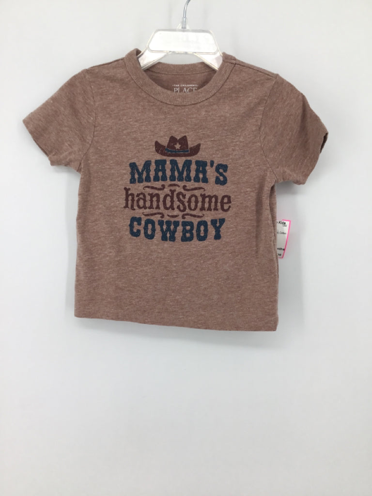 Childrens Place Child Size 12-18 Months Red screen printed T-shirt - boys
