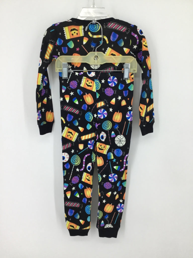 Childrens Place Child Size 3 Black Halloween Pajamas