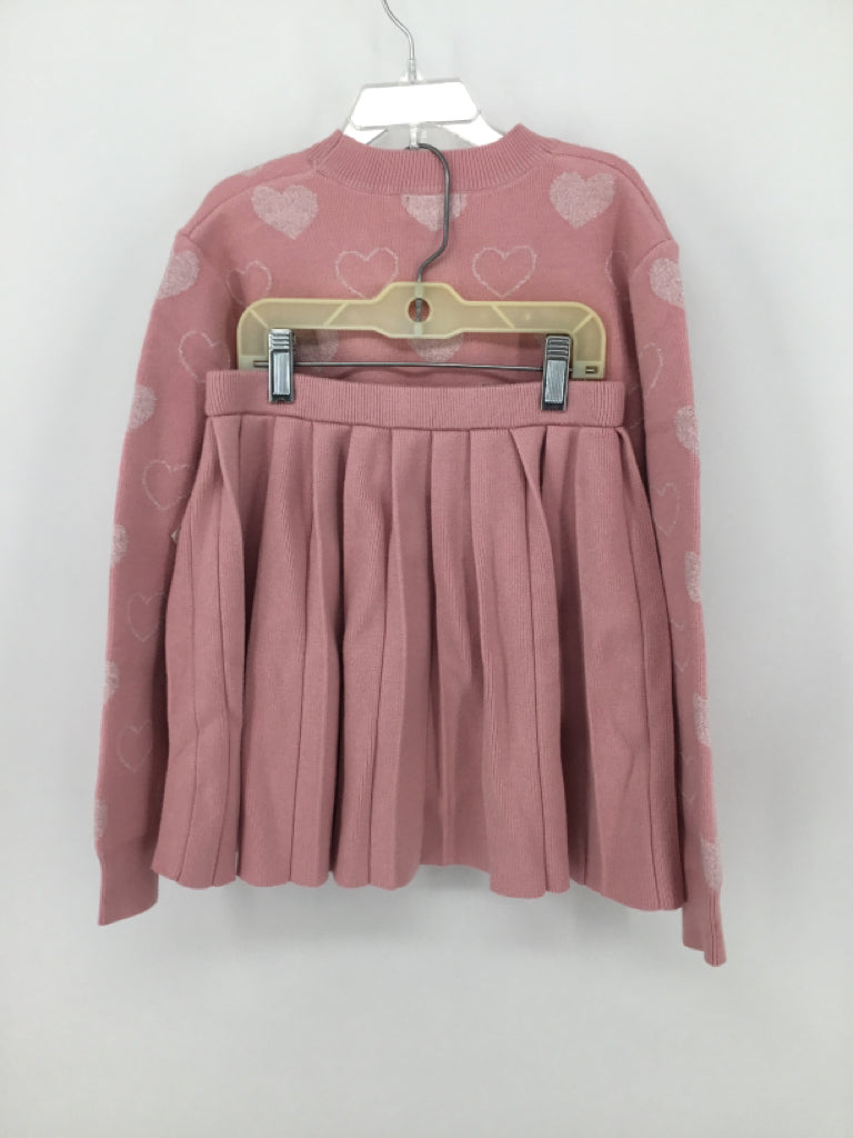 Tahari Child Size 7 Pink Valentine's Day Outfit