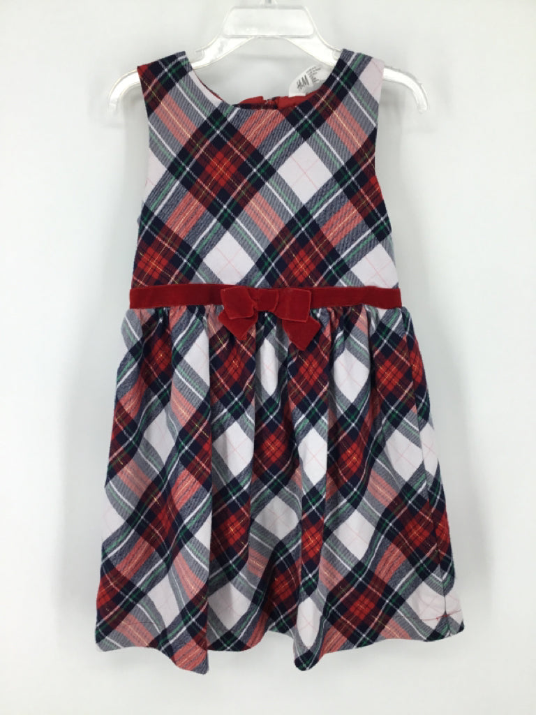 H & M Child Size 5 Red Dress - girls