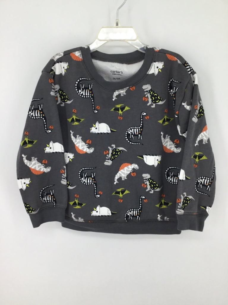 Child of Mine Child Size 5 Gray Halloween Sweatshirt