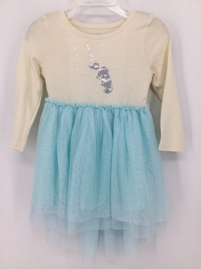 Cat & Jack Child Size 18 Months Blue Dress - girls