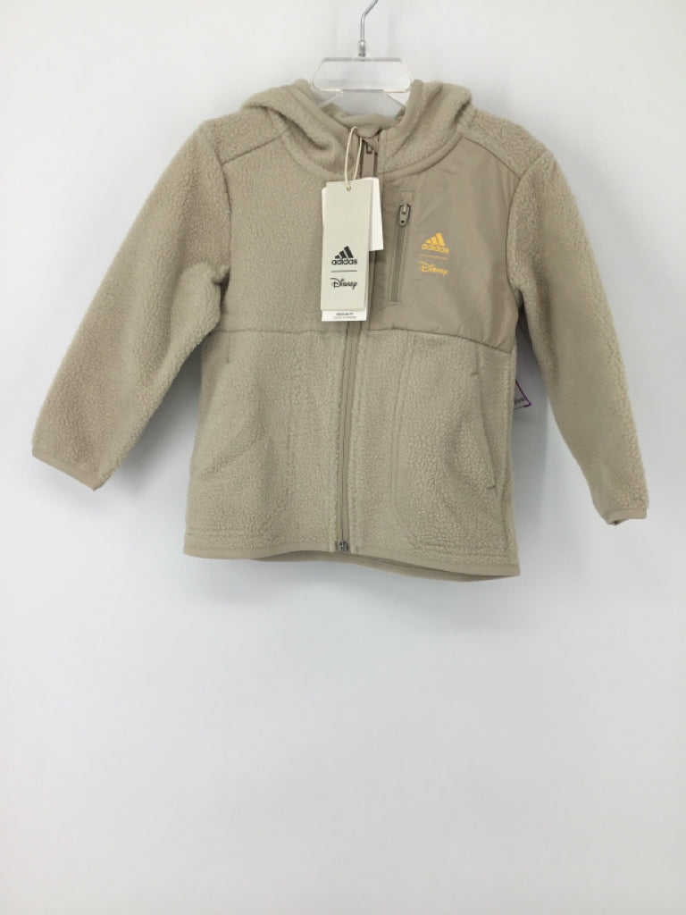 Adidas + Disney Child Size 2 Tan Solid Hoodie - boys