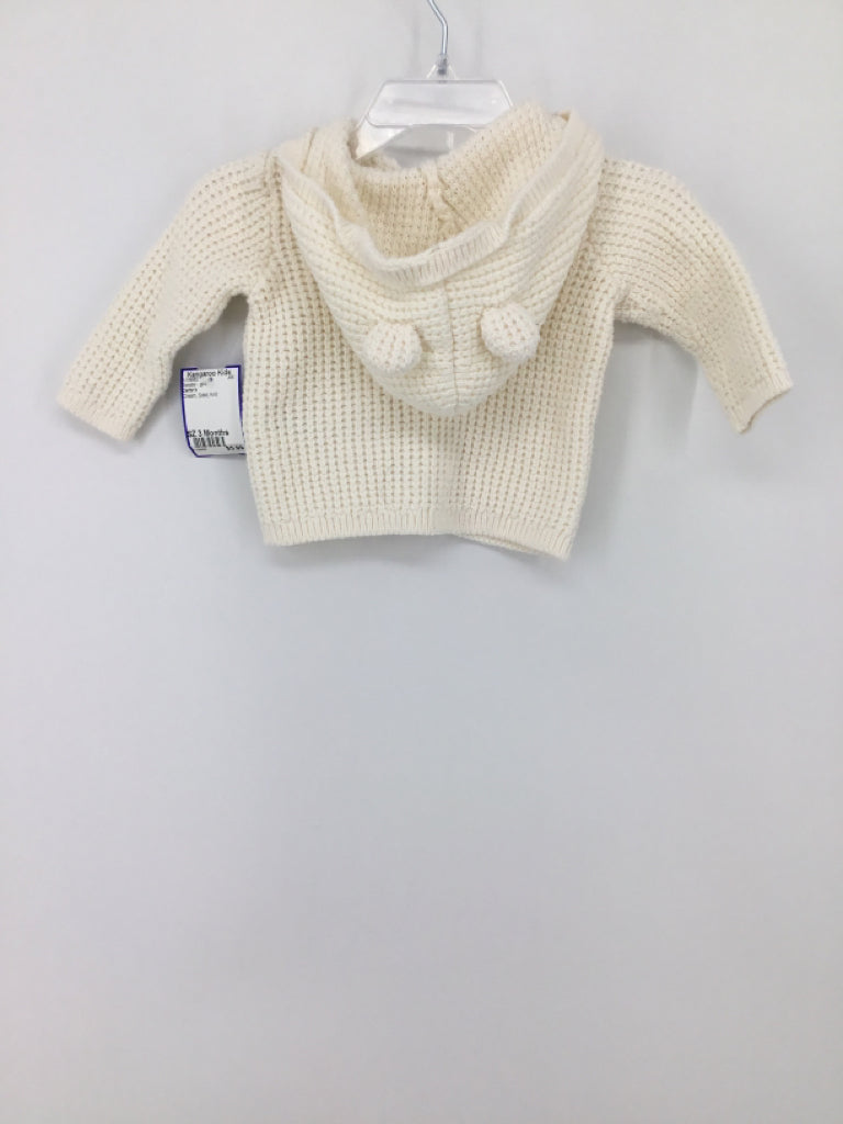 Carter's Child Size 3 Months Cream Sweater - girls