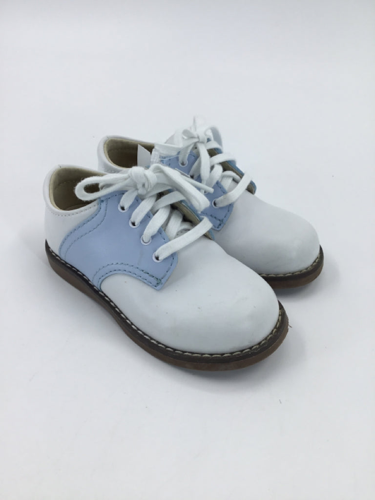 Footmates Child Size 7 Toddler Blue Dress Shoes