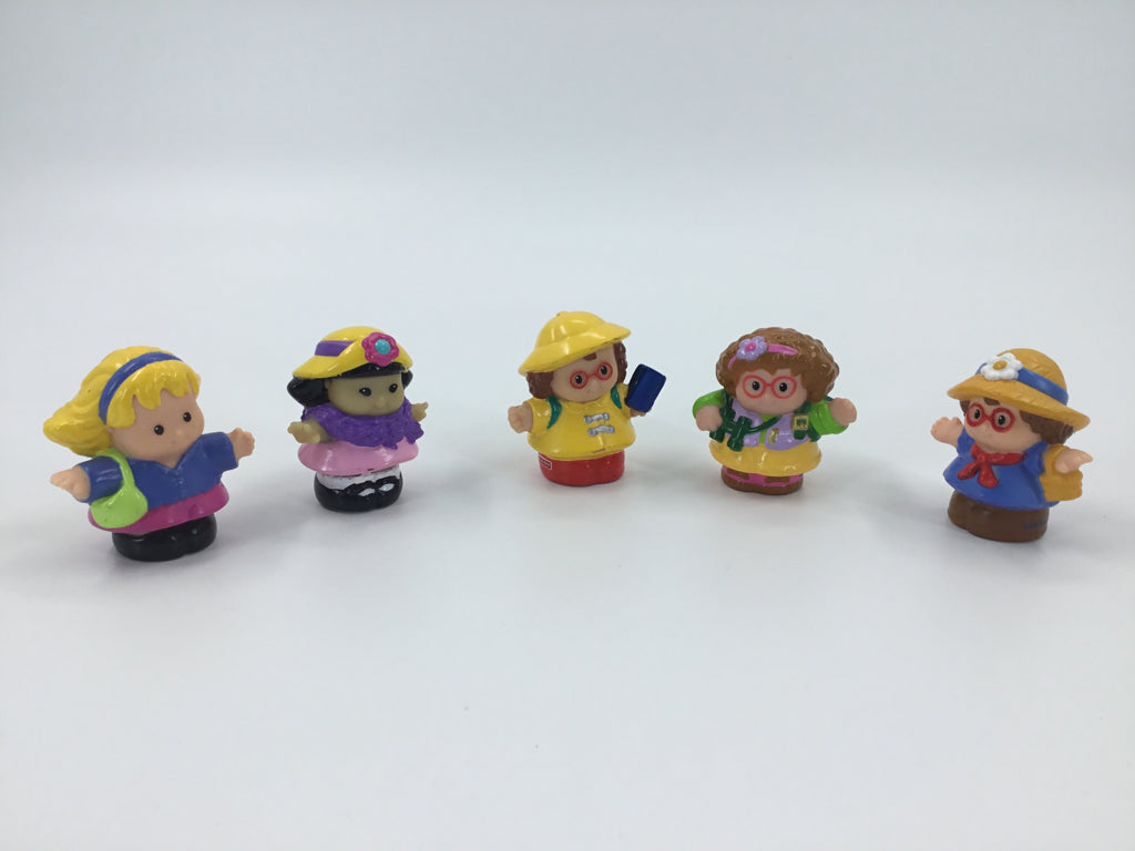 Fisher Price Little People Ladies Figures Set of 5