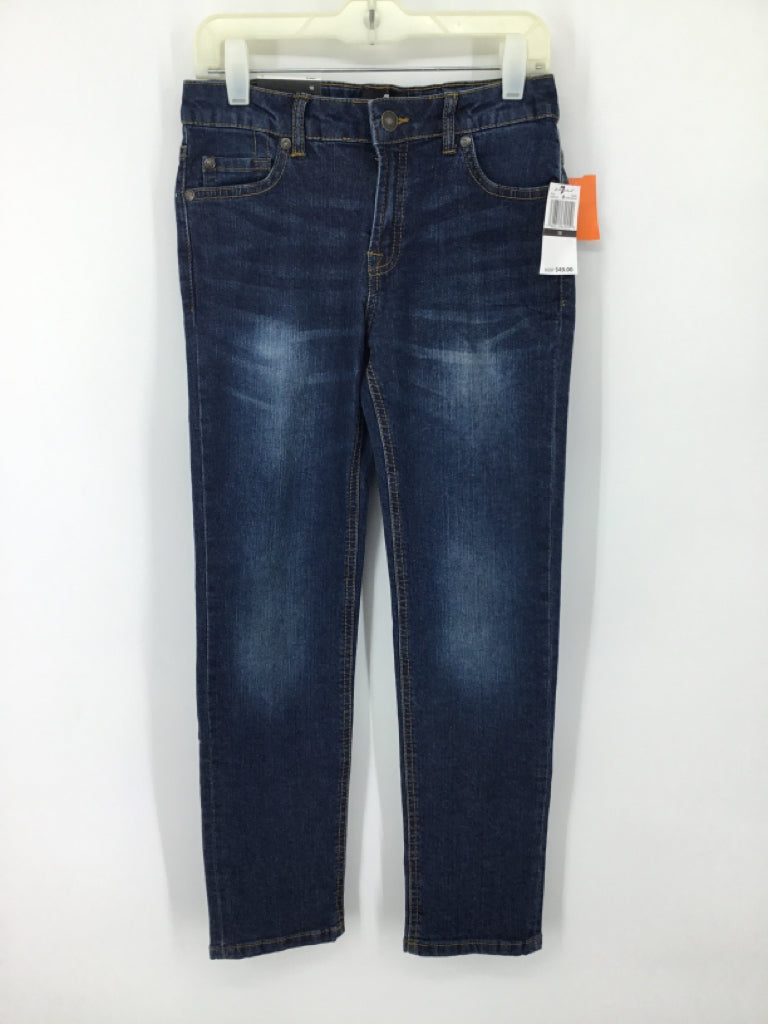 7 for all Mankind Child Size 10 Blue Solid Jeans - boys