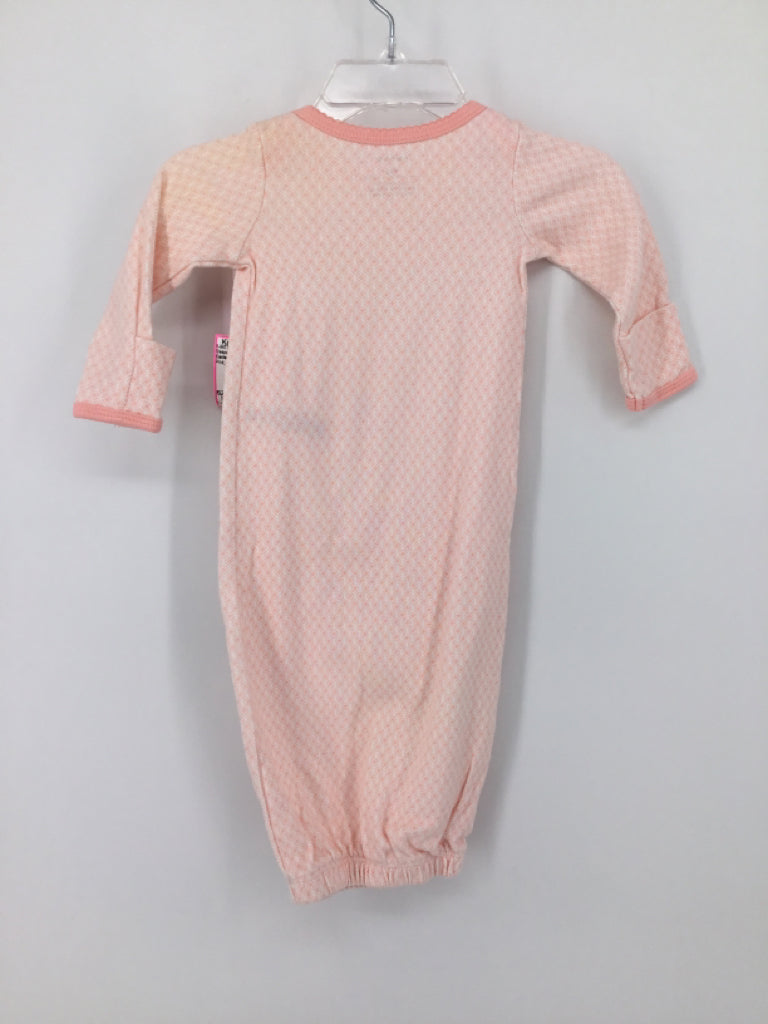 Carter's Child Size 0-3 Months Pink Sleepers